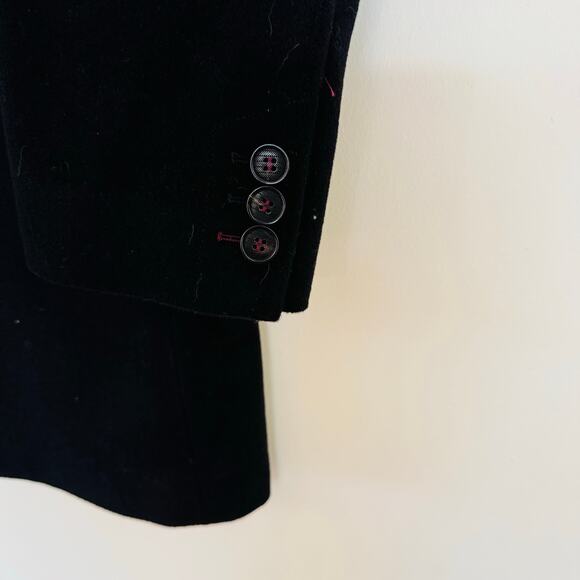 Ted Baker London Mens Black Swish Wool & Cashmere Clean Classic Overcoat 40R NEW - Picture 8 of 14